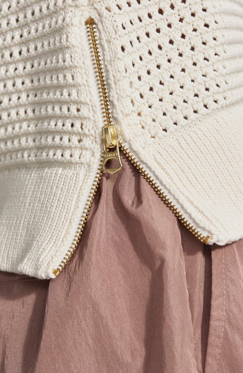 Varley Randal Zip Detail Sweater Tank, Alternate, color, 