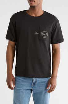 DENIM AND FLOWER Relaxed Fit Saint Paris Graphic Pocket T-Shirt