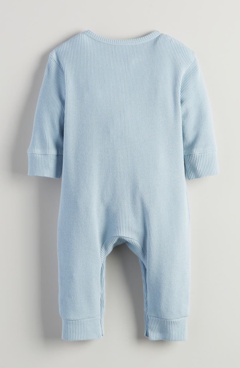 Waffle Knit Cotton Romper