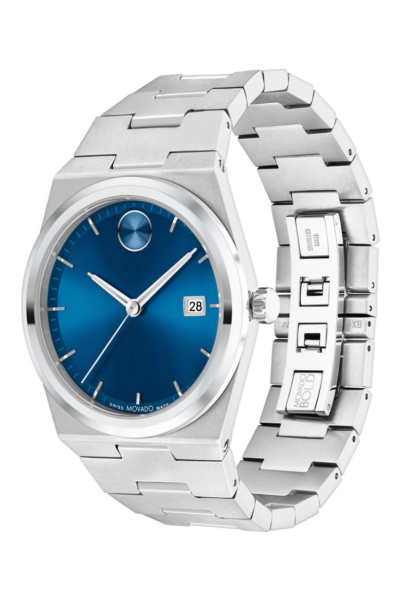 Quest Bracelet Watch, 40mm, Alternate, color, BLUE DIAL