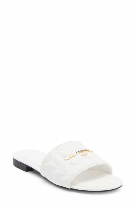 KARL LAGERFELD PARIS Cati Quilted Slide Sandal