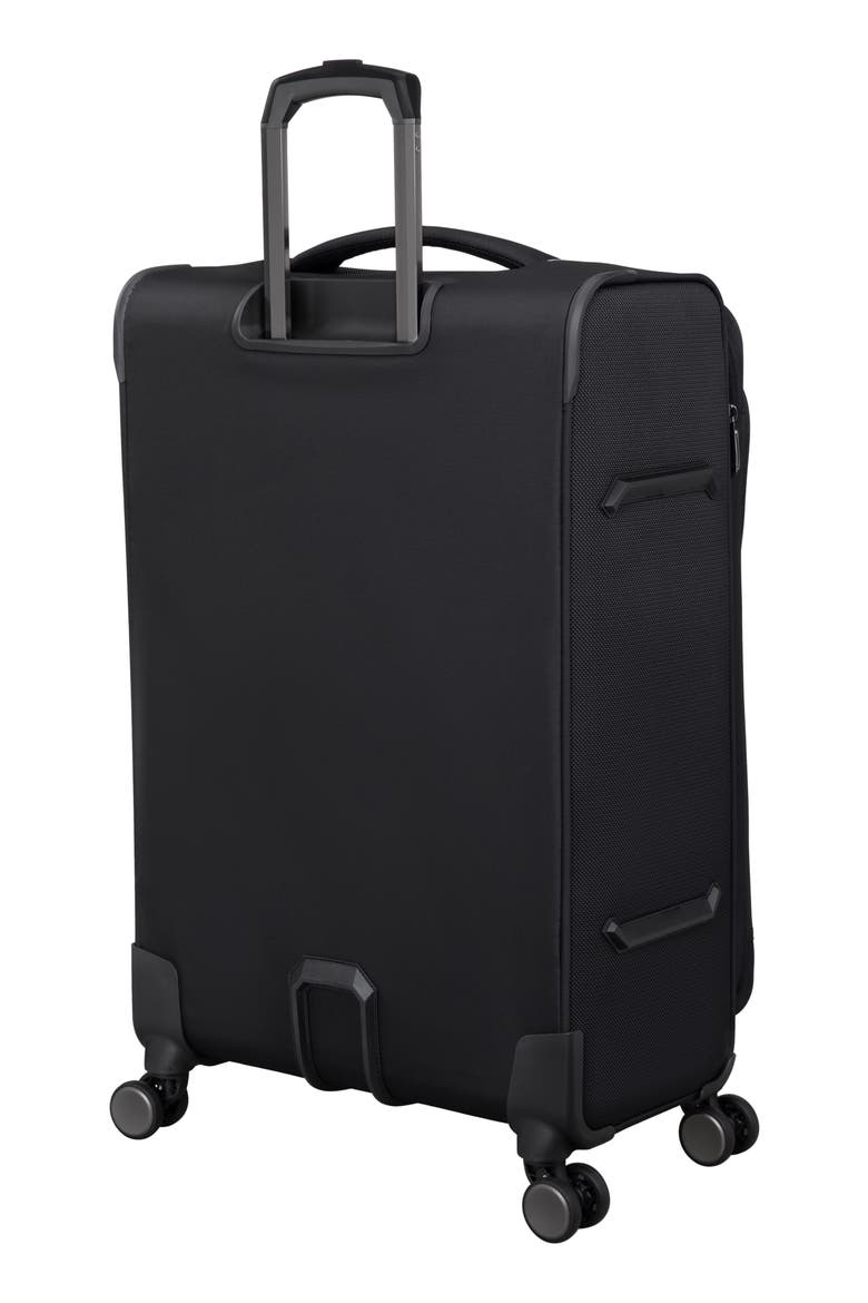 Teleported 32-Inch Expandable Spinner Suitcase, Alternate, color, BLACK