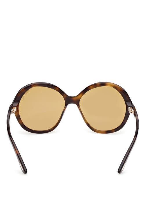 Tom Ford Annabelle 60mm Gradient Round Sunglasses