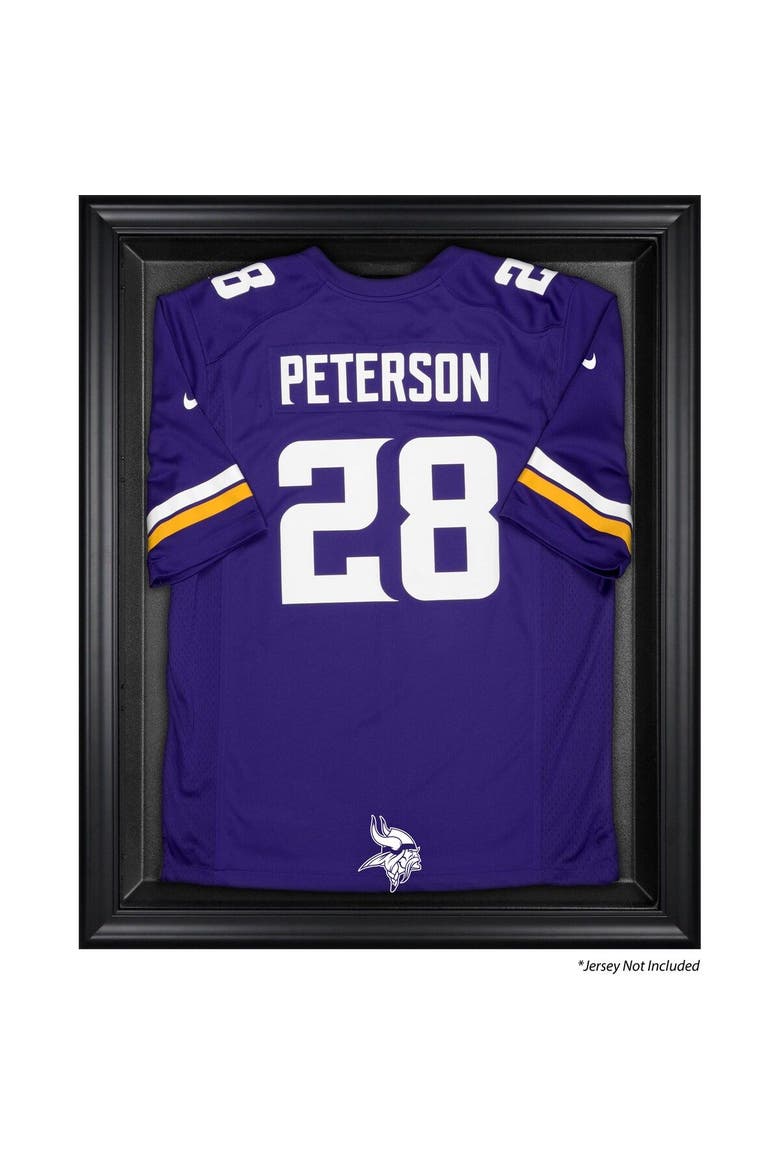 Minnesota Vikings (2013-Present) Black Framed Jersey Display Case, Main, color, Black