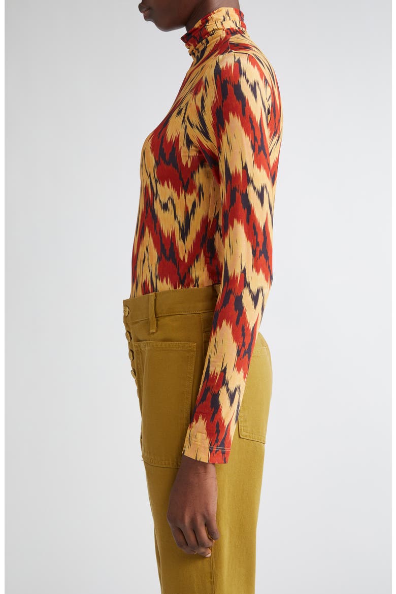 Aurelia Long Sleeve Turtleneck, Alternate, color, CARNELIAN