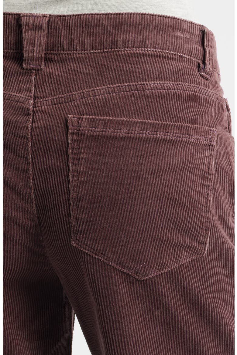 Sam High Waist Wide Leg Corduroy Pants, Alternate, color, WASHED OXBLOOD