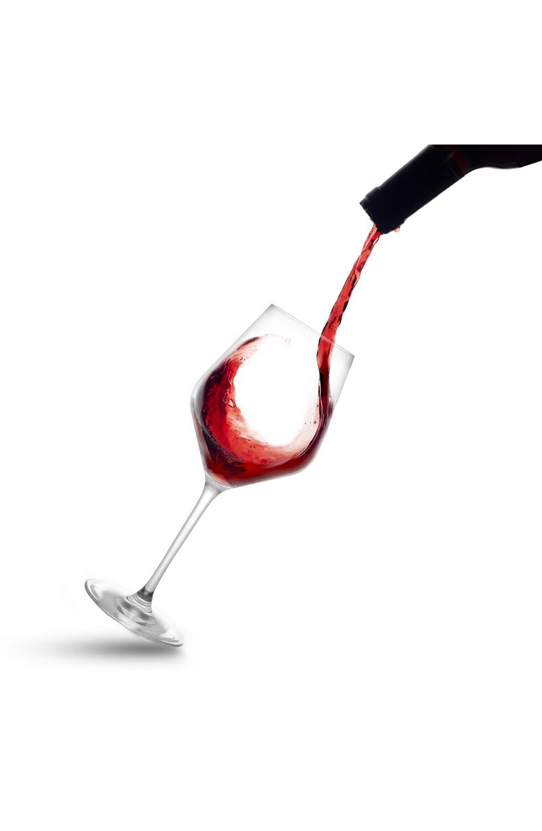 JoyJolt Layla Crystal Red Wine Glasses - Set of 8, Alternate, color, Clear