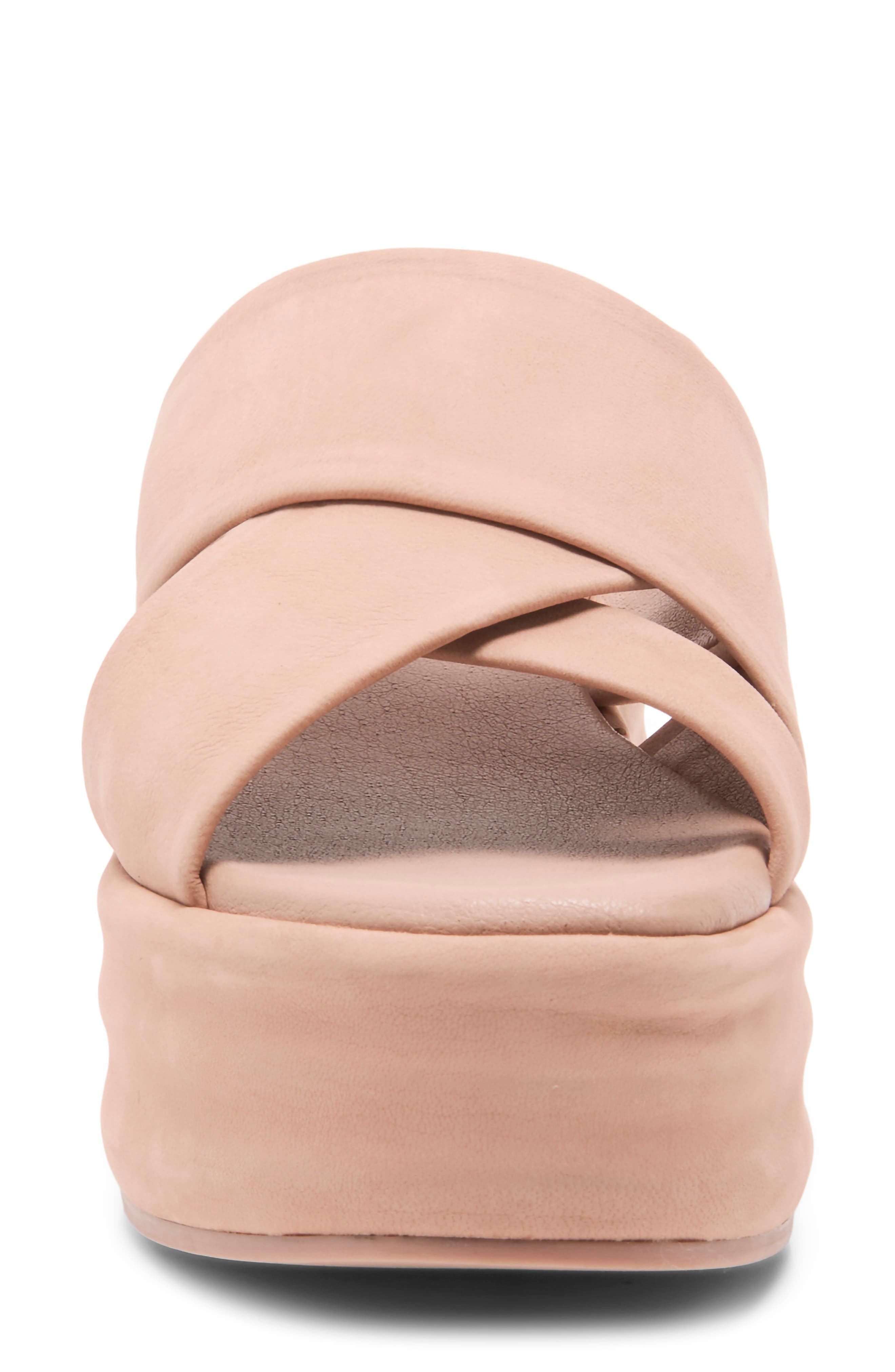 Wanderbay Platform Wedge Slide Sandal, Alternate, color, DUSTY ROSE
