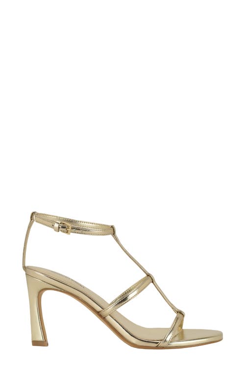 Calvin Klein Pelara Ankle Strap Sandal In Gold