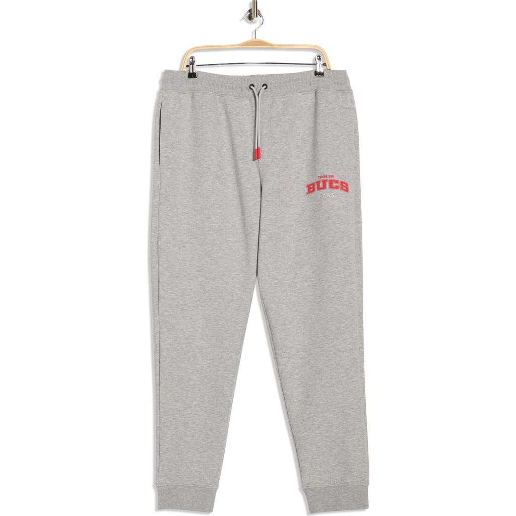 Hugo Boss Boss Sanders Nfl Tampa Bay Buccaneers Joggers In Gray