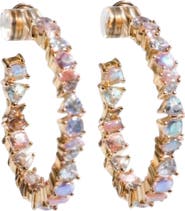 NATIVE GEM Vienna Opal Hoops