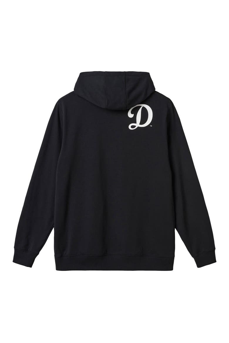Men's TravisMathew  Black Los Angeles Dodgers Foul Proof Tri-Blend Hoodie, Alternate, color, Black