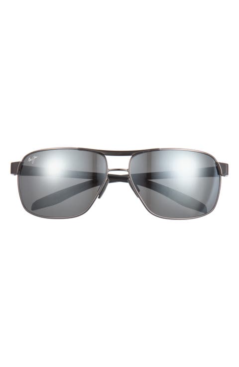 The Bird 61.5mm Polarized Aviator Sunglasses