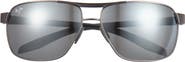 Maui Jim The Bird 61.5mm Polarized Aviator Sunglasses