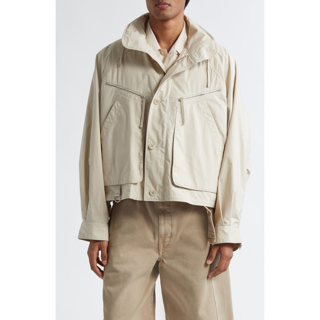 Lemaire Parachute Blouson Jacket in Stone Beige  product