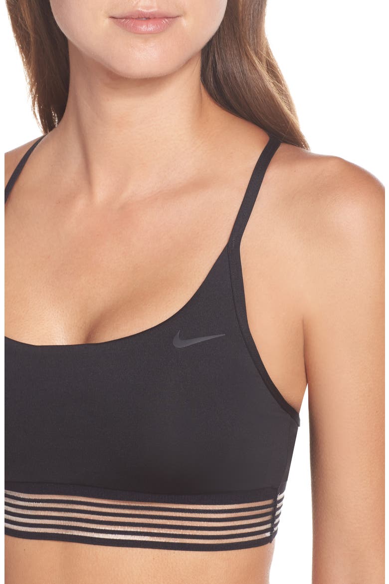 Crossback Sport Bikini Top, Alternate, color, BLACK