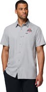Columbia Men's Columbia Gray Ohio State Buckeyes Slack Tide Camp Button-Up Shirt