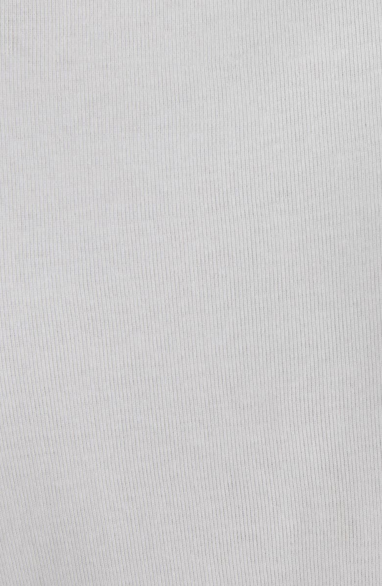 Courrèges Contrast Trim Logo T-Shirt, Alternate, color, Blanc Heritage/Navy