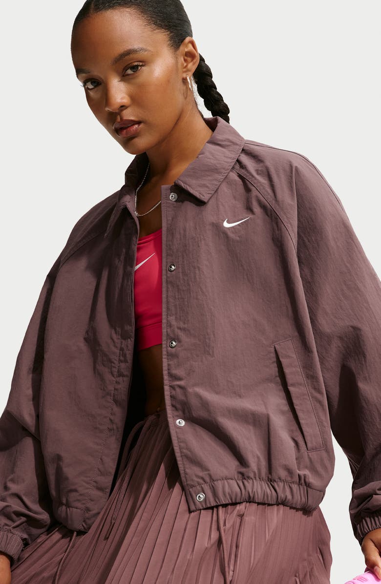Nike Sportswear Coach's Jacket, Alternate, color, 502 Tattoo/Sail