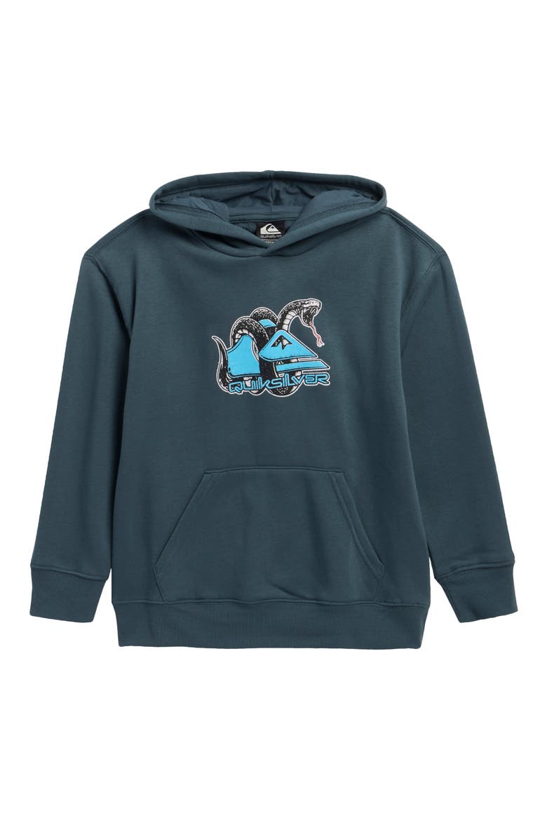 Kids' Serpentine Hoodie, Main, color, DARK SLATE