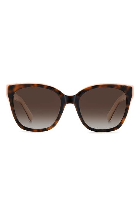 daesha 55mm polarized cat eye sunglasses