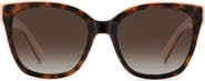Kate Spade New York daesha 55mm polarized cat eye sunglasses