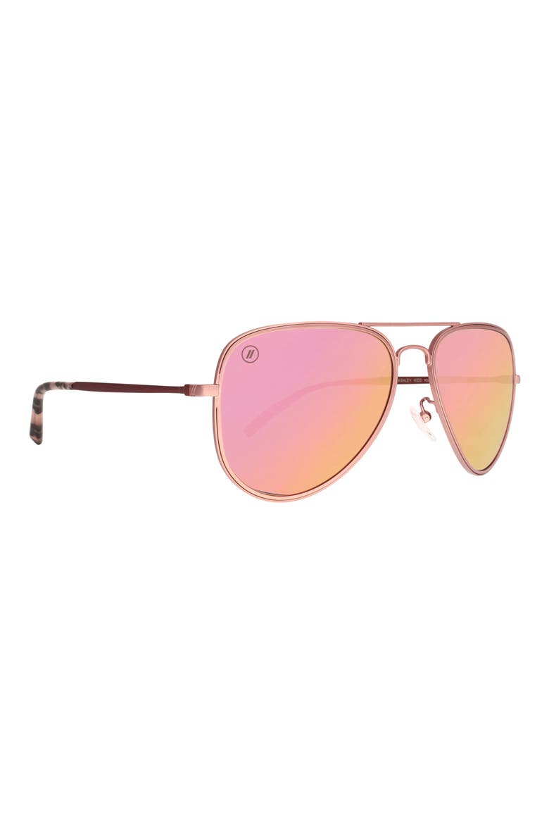 58mm A Series Polarized Aviator Sunglasses, Alternate, color, ASHLEY KIDD