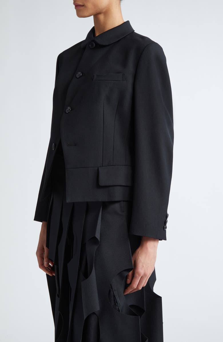 Comme des Garçons Comme des Garçons Wool Gabardine Jacket, Alternate, color, 