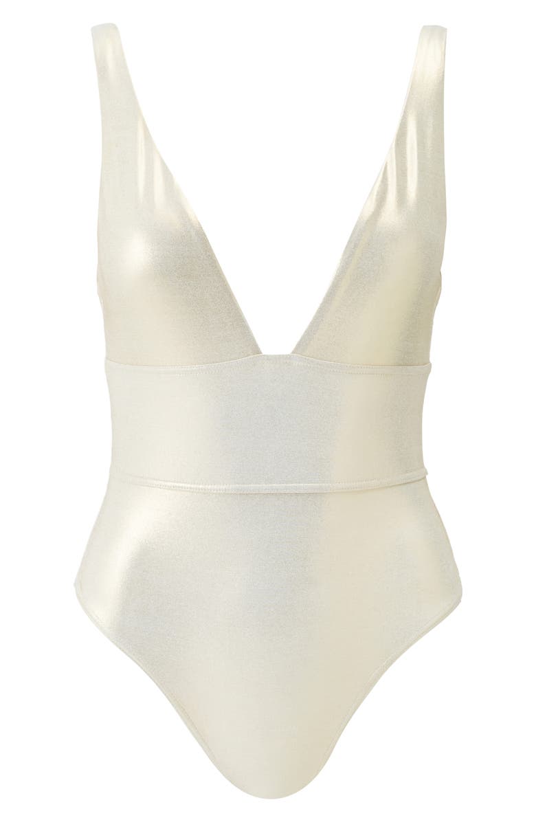 Melissa Odabash Caribbean Foil One-Piece Swimsuit, Alternate, color,