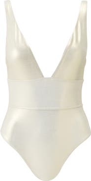 Melissa Odabash Caribbean Foil One-Piece Swimsuit