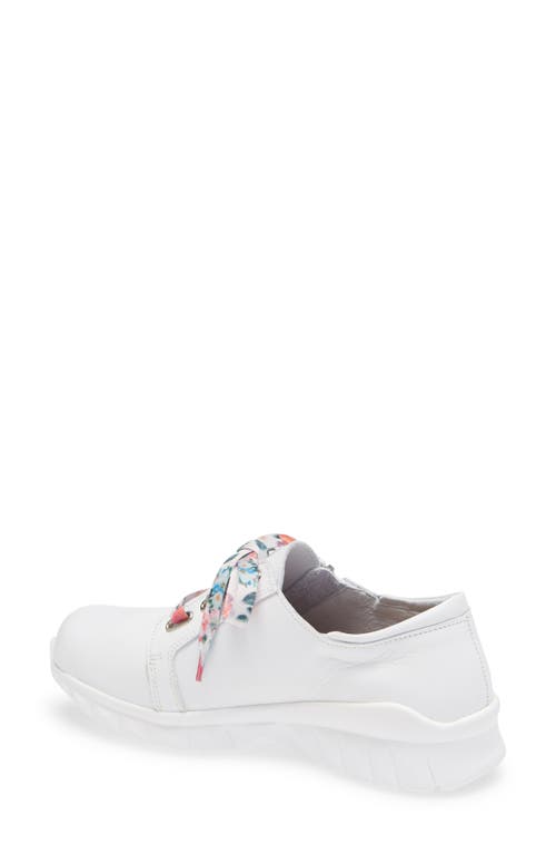 Naot Elios In White In White Leather/floral