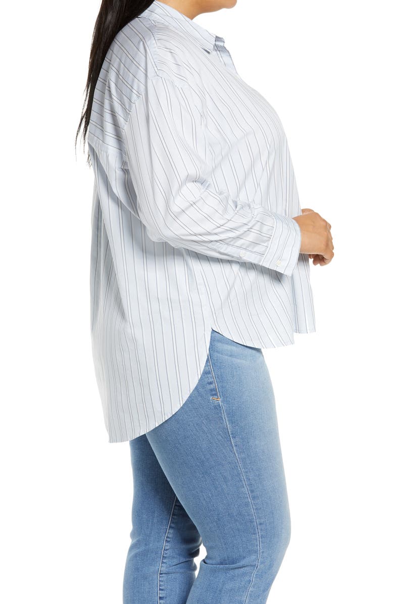 Treasure & Bond Oversize Poplin Button-Up Shirt, Alternate, color,