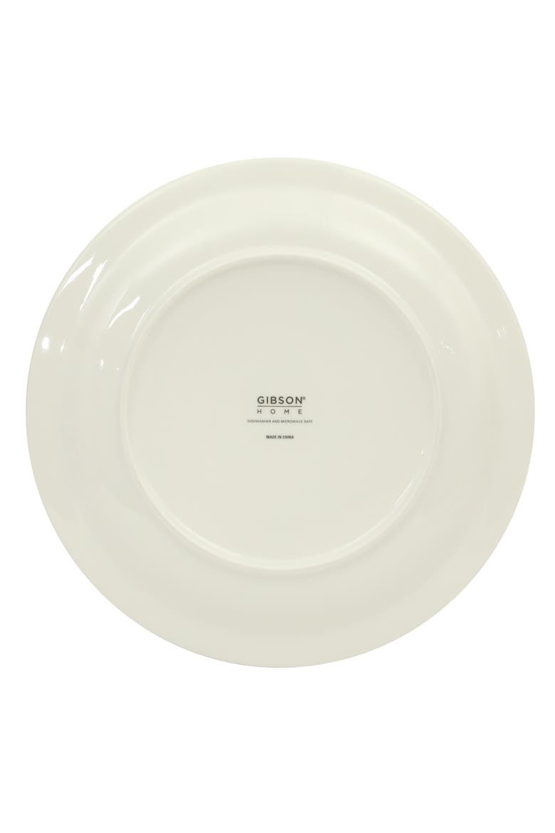 Hometown Diner Porcelain Dinnerware Set, Alternate, color, White with Black Rim