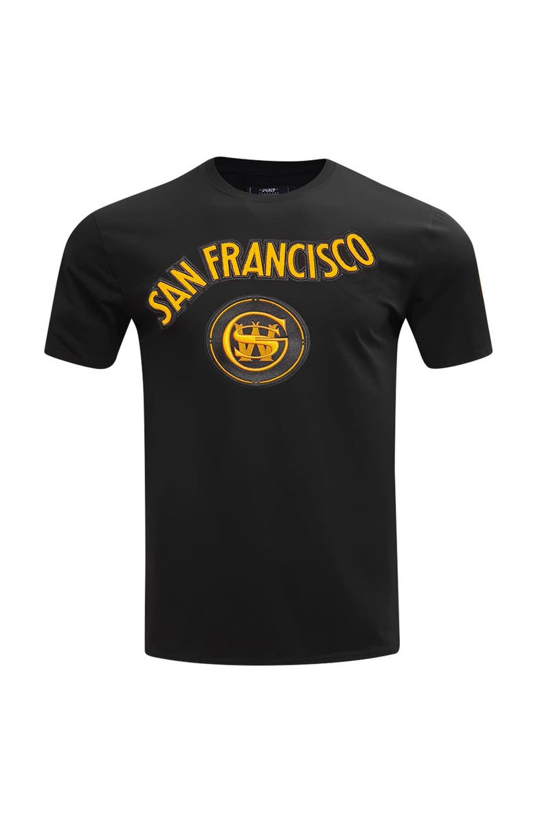 PRO STANDARD Men's Pro Standard Black Golden State Warriors T-Shirt, Alternate, color, Black