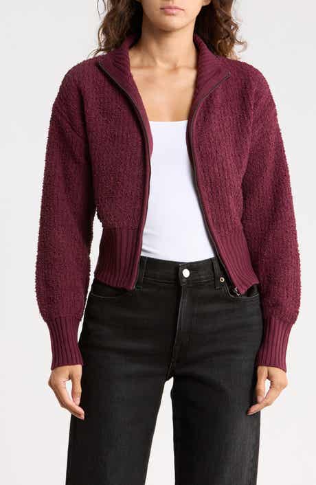 Teddy Zip Up Cardigan