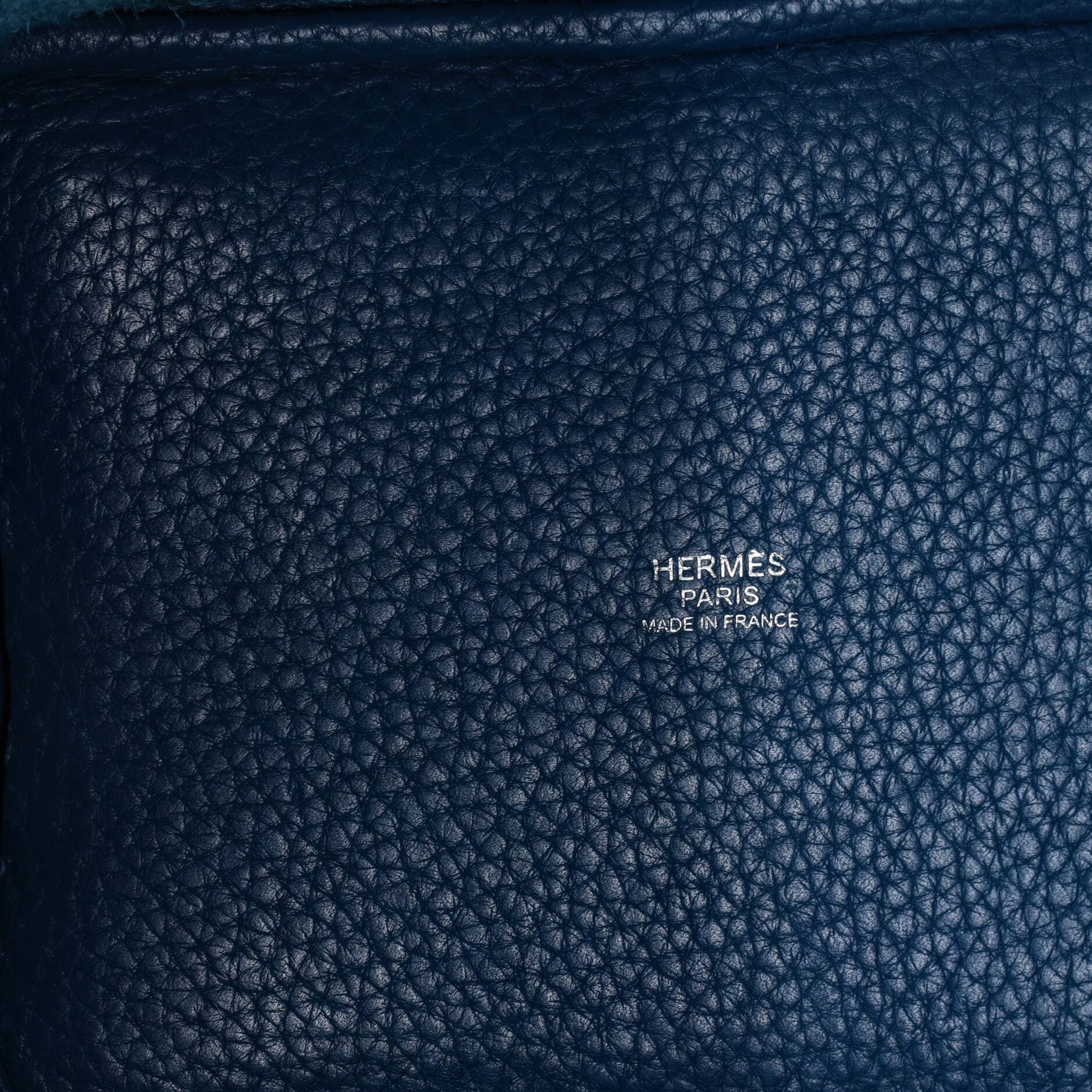 Pre-Owned Hermes Picotin Lock Bag Clemence PM, Alternate, color, Bleu Izmir