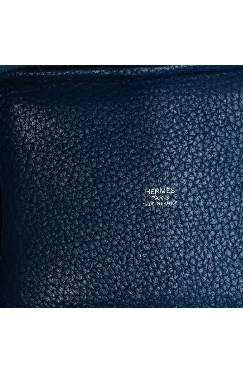 Pre-Owned Hermes Picotin Lock Bag Clemence PM, Alternate, color, Bleu Izmir