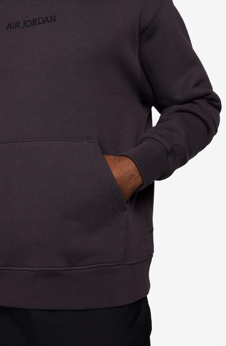 Jordan Wordmark Cotton Fleece Hoodie, Alternate, color, 