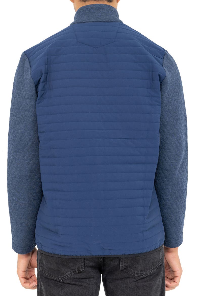 Mix Quilt Zip Jacket, Alternate, color, INDIGO