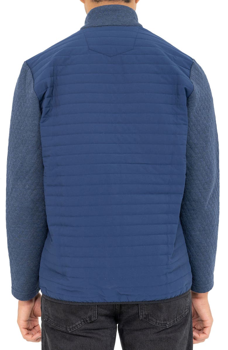 PINO BY PINOPORTE Mix Quilt Zip Jacket, Alternate, color, Indigo