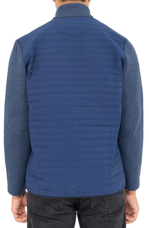 Pino By Pinoporte Men's Modern Fit Quilted Jacket In Indigo