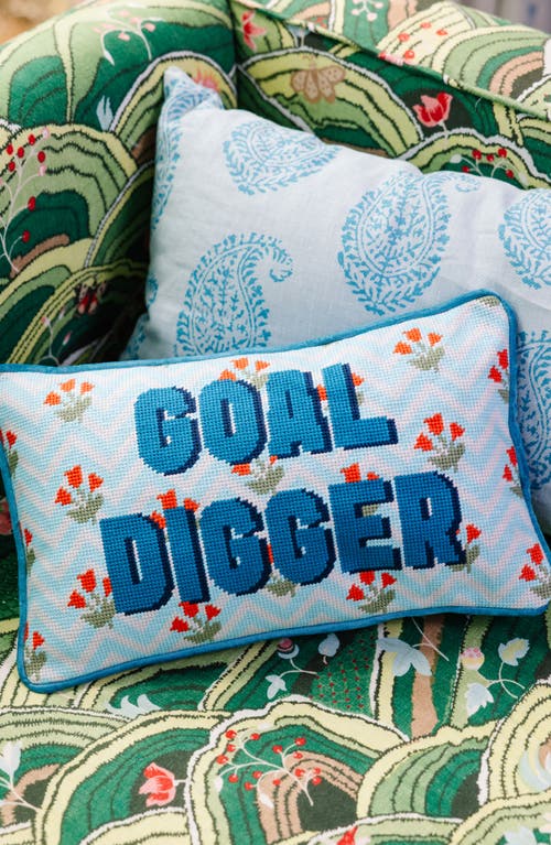 Furbish Needlepoint Pillow In Multi