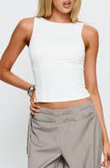 Princess Polly Georgetta Fitted Crop Tank