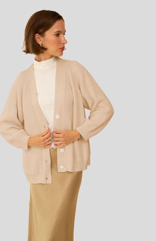 Whimsy + Row Chloe Cardigan In Oatmeal