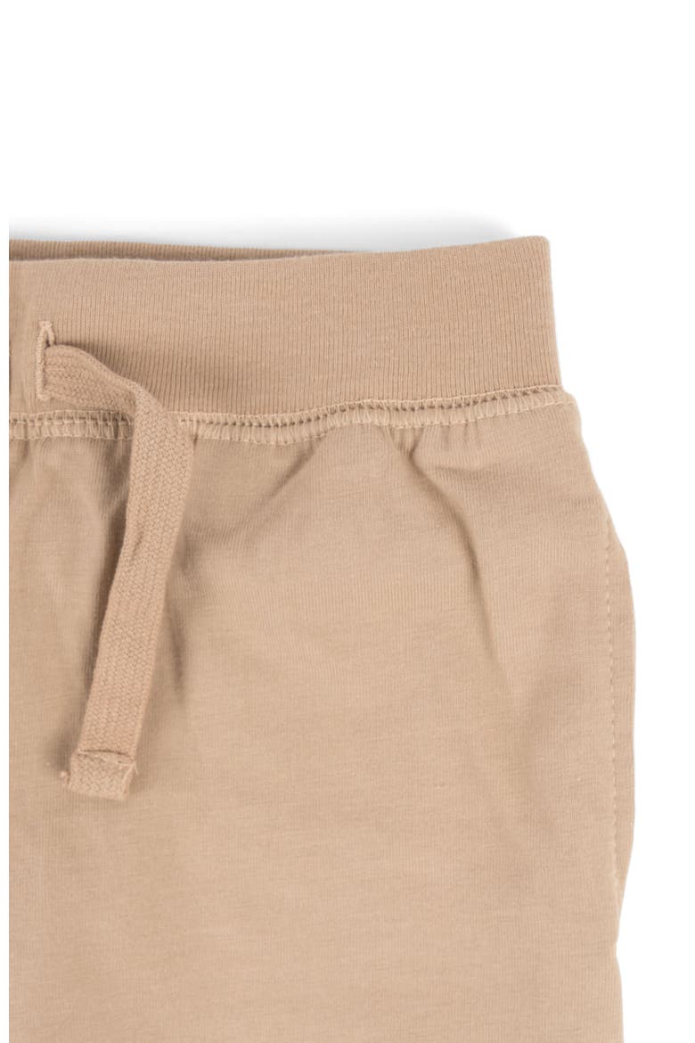 Kids 100% Cotton Lightweight Jogger Pants, Alternate, color, BEIGE