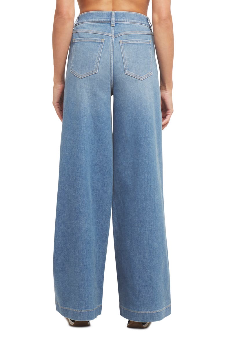 EveryWear Wide Leg Pull-On Jeans, Alternate, color, STONEWASHED BLUE
