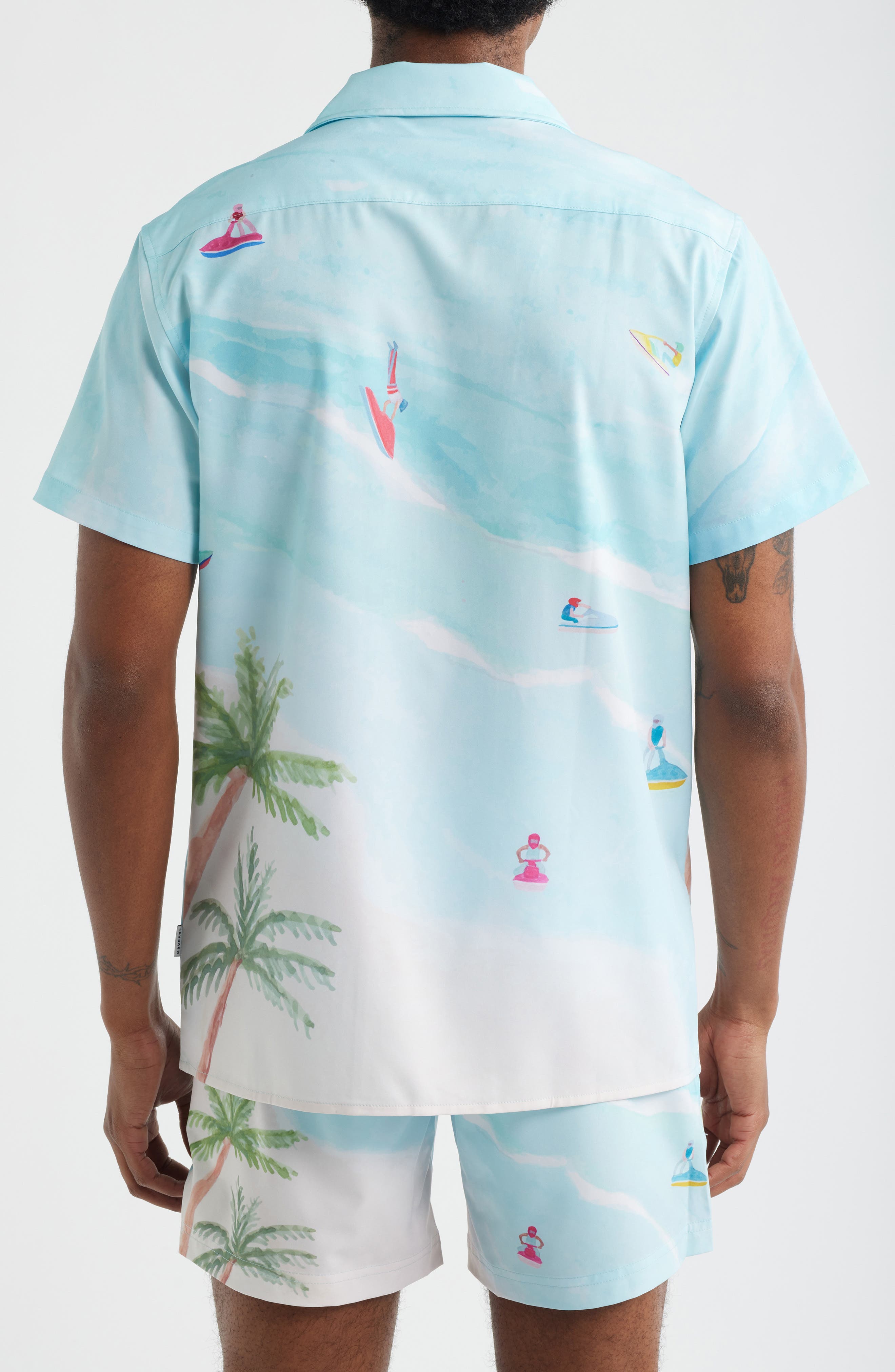 MAVRANS Jet Ski Island Weekend Camp Shirt (Men) | Nordstrom