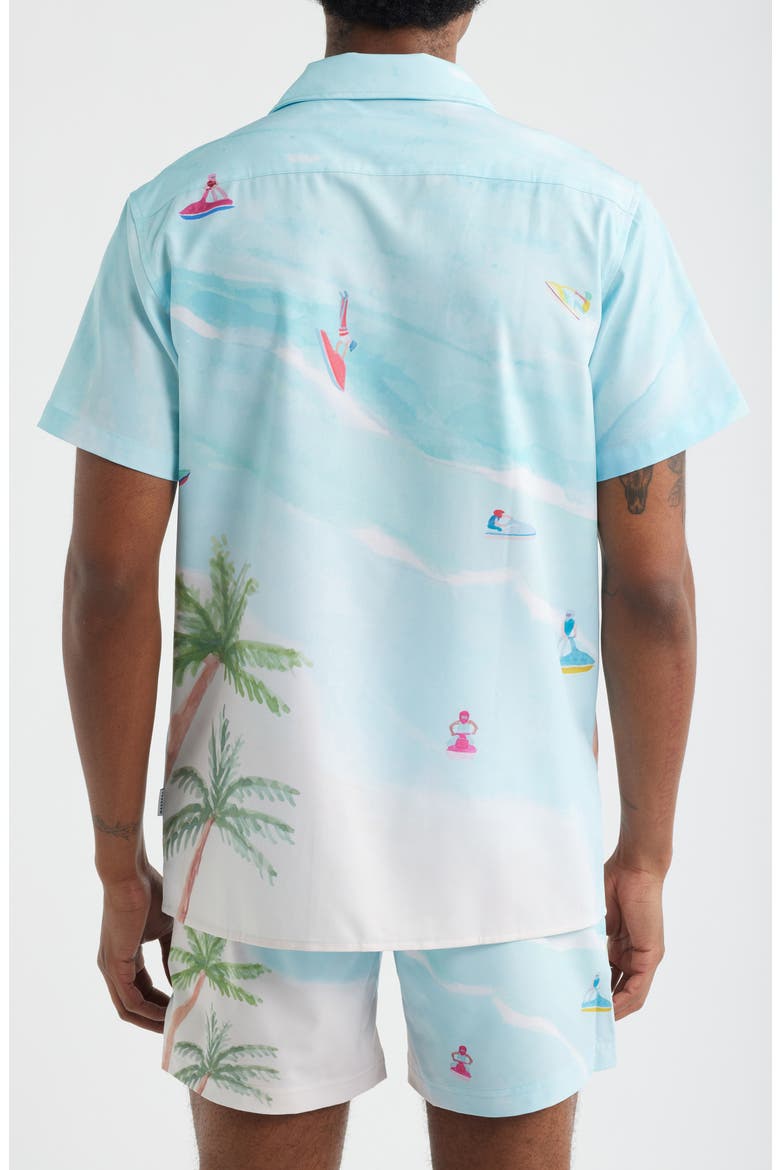 Jet Ski Island Weekend Camp Shirt, Alternate, color, BLUE