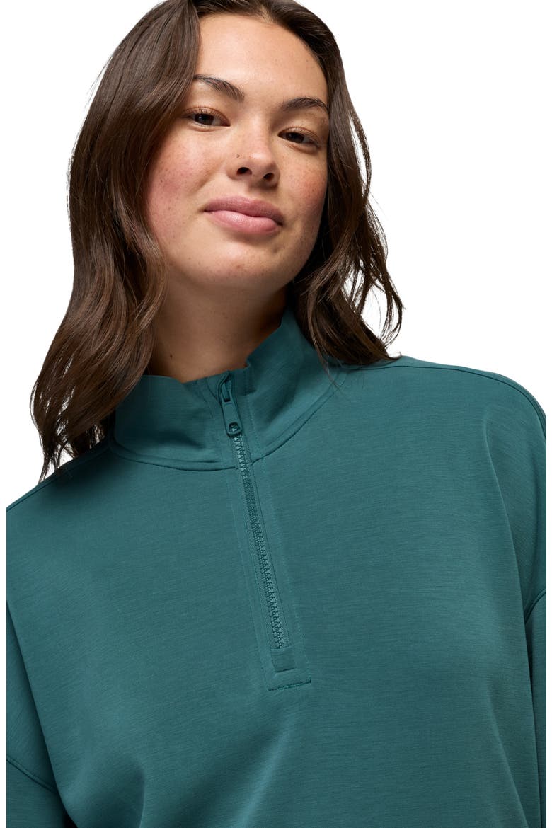 Shea Soft Relaxed Half Zip Pullover, Alternate, color, COAST
