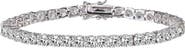 Hollywood Sensation Tennis Bracelet with 1/8 CT Cubic Zirconia